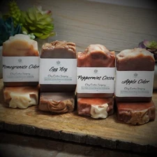 Winter Drinks Vegan Hemp & Clay Soap Bar Gift Set, Christmas Bath & Body Gift