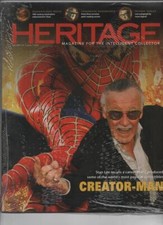 HERITAGE MAGAZINE STAN LEE SPIDER-MAN, Marvel Comics, Sealed, 1995