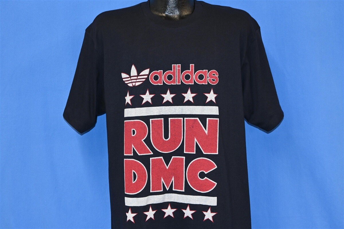 vintage 80s NWT RUN DMC ADIDAS TOUGHER THAN LEATHER TOUR t vintage 80s NWT RUN DMC ADIDAS TOUGHER THAN LEATHER TOUR t