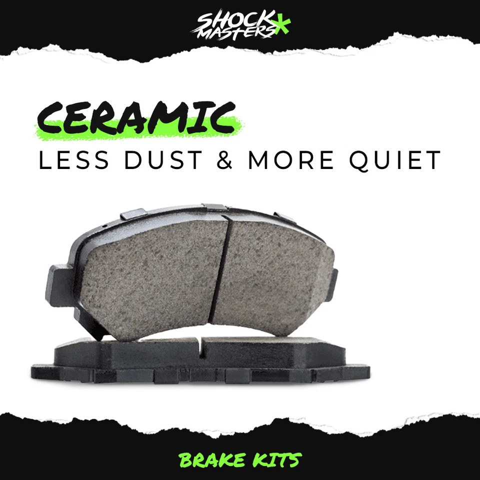 Rear Brake Rotors Ceramic Pads Kit for 2007 GMC Sierra 1500 Classic - Image 4 of 4