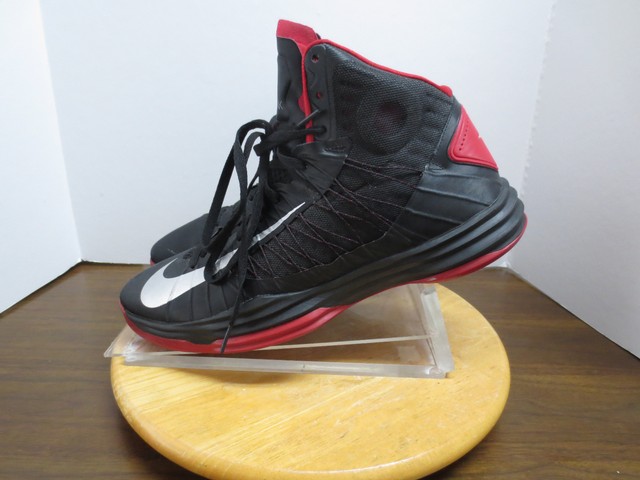 Men's 14.5 black/red Nike Hyperdunk high top athletic basketball shoes 6816 | eBay