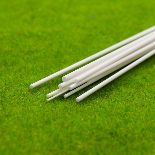 60pcs Styrene ABS Solid Rod Round Rods 500mm Architectural Materials - Picture 5 of 6