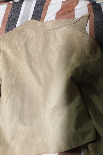 Revue 100% Genuine Suede Leather Jacket size 4 - Picture 2 of 12