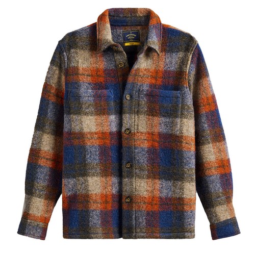 NEW - Official Portuguese Flannel Parker Overshirt Blue