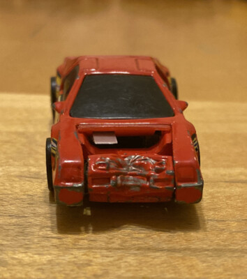 ホットウィール　ワーククルーザー Vintage 1983 - Hot Wheels crack ups red cruiser car wrecked
