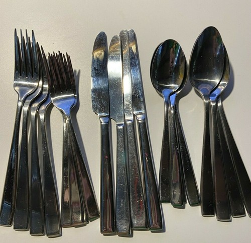 Cambridge 20 Piece Stainless Flatware Set, Service for 4 - CHOICE of Pattern - Picture 2 of 60