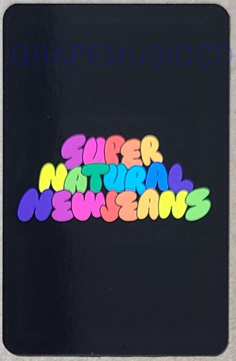 NEWJEANS SUPERNATURAL CROSS BAG VER. MUSICPLANT POB PHOTOCARD ONLY