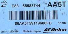 Plug & Play ACDelco Engine ECU 55583744 AA5T E83 12636386