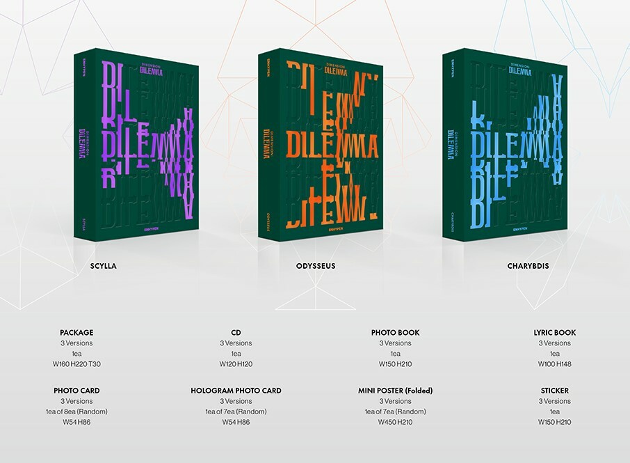 【未開封・特典有】ENHYPEN DIMENSION : DILEMMA 3形態 ENHYPEN DIMENSION : DILEMMA 3 Ver SET | eBay