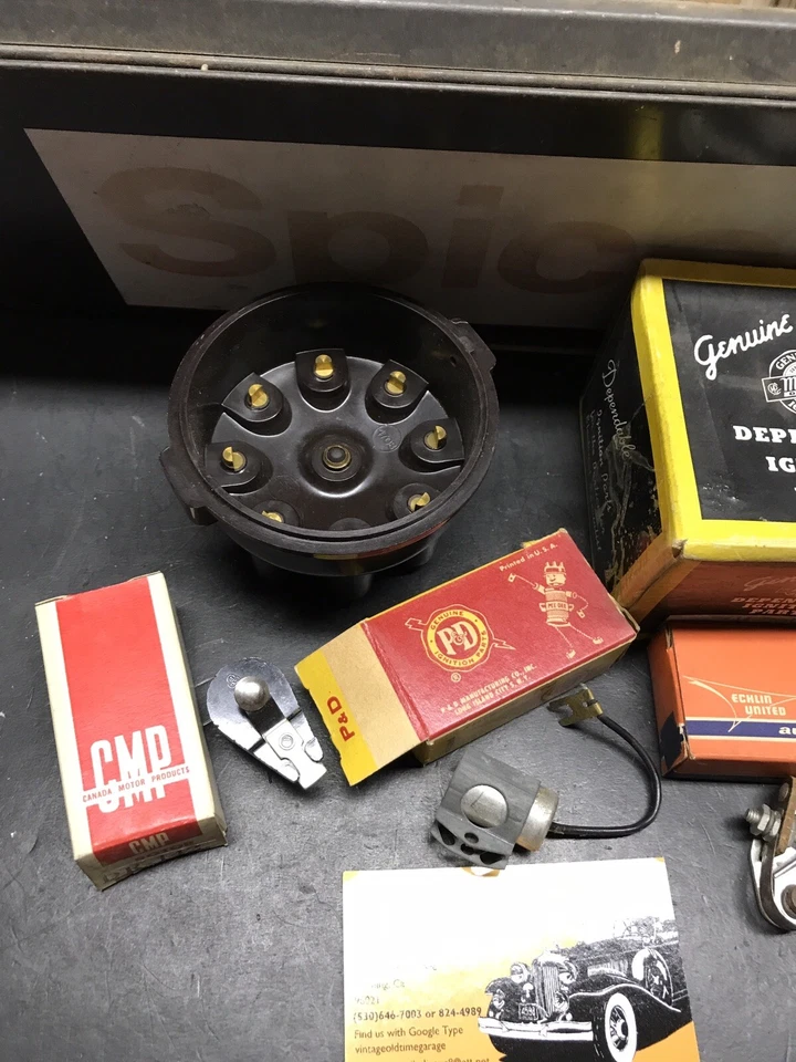 1938 1939 1940 1946 1947 1948 1949 1950 OLDSMOBILE DISTRIBUIDOR TAPA KIT DE PUESTA A PUNTO Foto 3 de 4