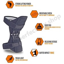 Joint Support Knee Pads Power Lift Powerful Rebound Spring Force Knee Booster US