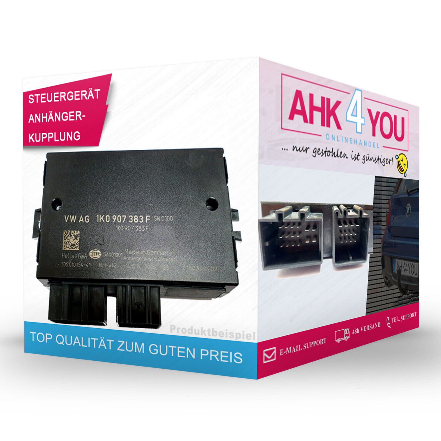 Steuergerät 1K0907383F Anhängerkupplung 1K0 907 383 F VW MULTIVAN 