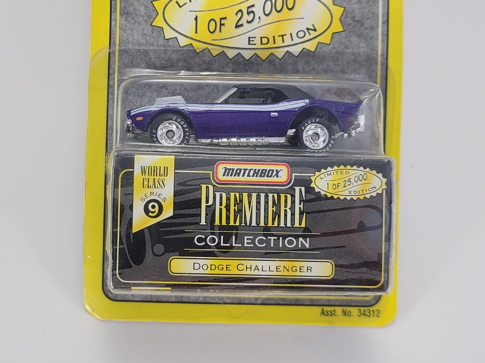 Matchbox Premiere Collection 1996 Purple Dodge Challenger 1:64 Limited Edition