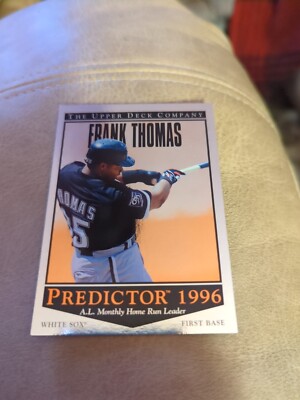 1996 Upper Deck Retail Predictor Redemption Frank Thomas #R8 HOF