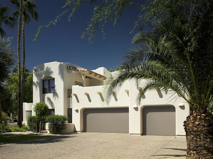 Puerta superior aislada DuroSteel AMARR 3000 Series TAMAÑOS de 8-18' W X 7-14'T Foto 3 de 4