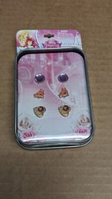 3 Pair Disney Princess Earrings Set Jewelry Reusable Tin Girls
