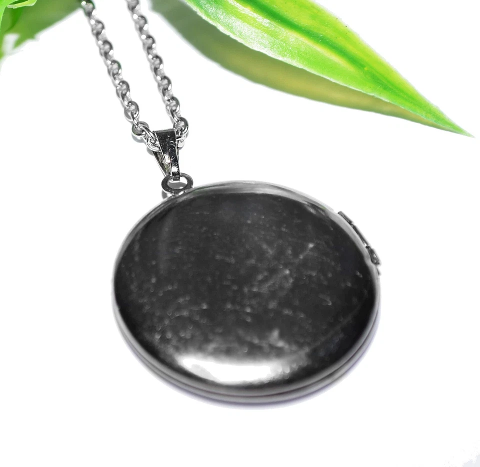 HUND Medaillon Foto Anhänger Öffnen Halskette DOG WELPE EDELSTAHL - Bild 2 von 3