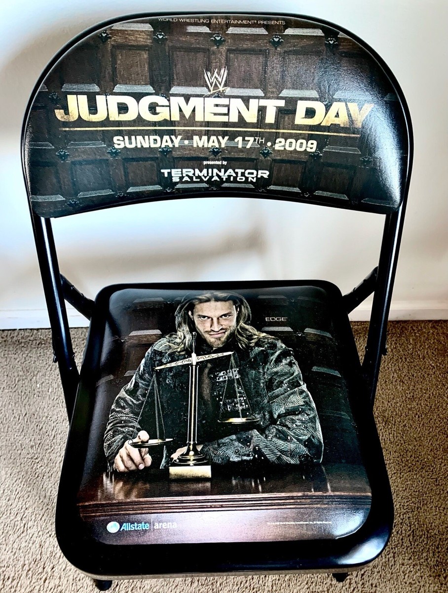 WWE Judgement Day Ring Side FOLDING CHAIR New Excellent