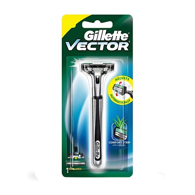 Gillette Vector Plus Manual Shaving Razor, 1 Pc | eBay