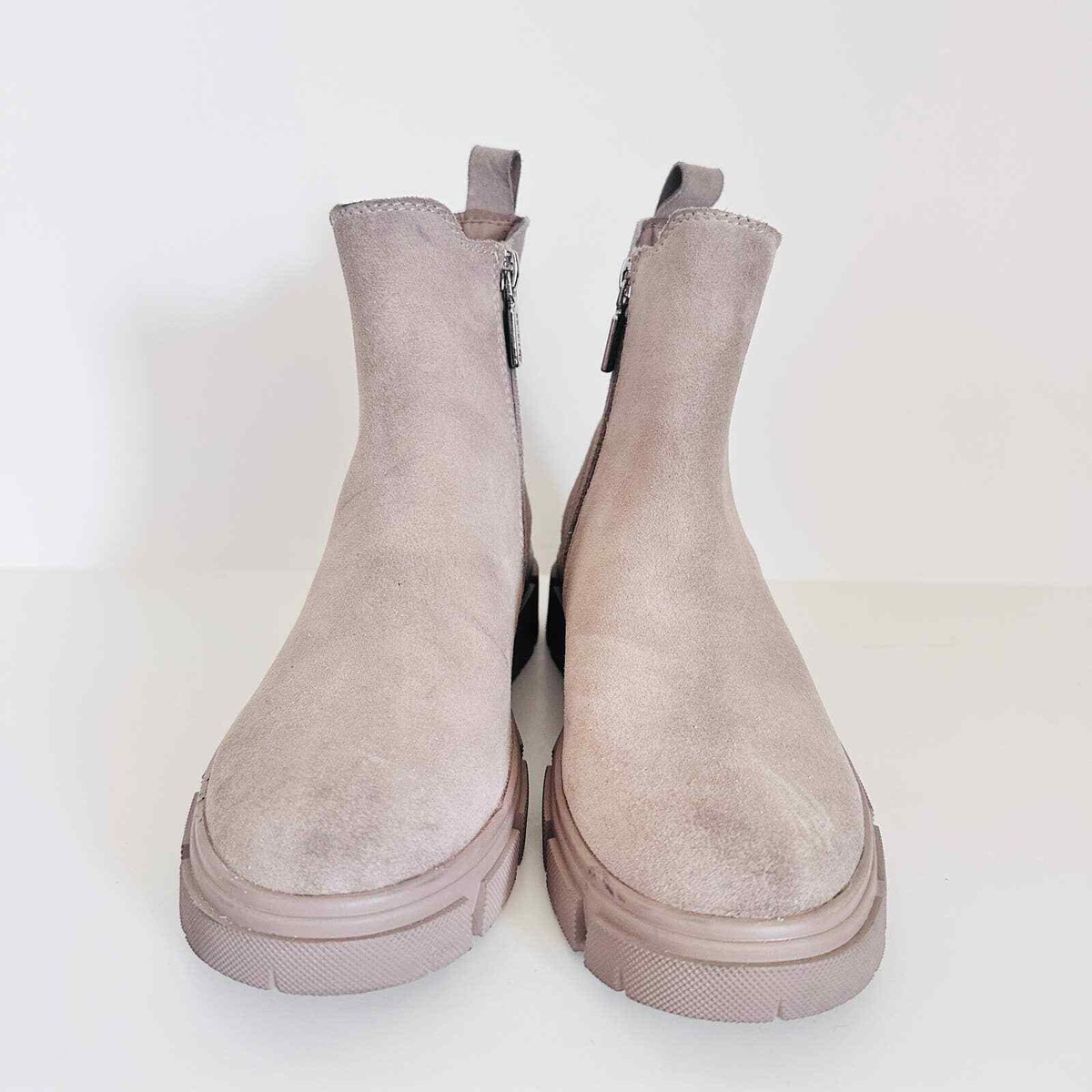 NEW Blondo Booties Ankle Waterproof Suede Chelsea Chunky  display picture 1