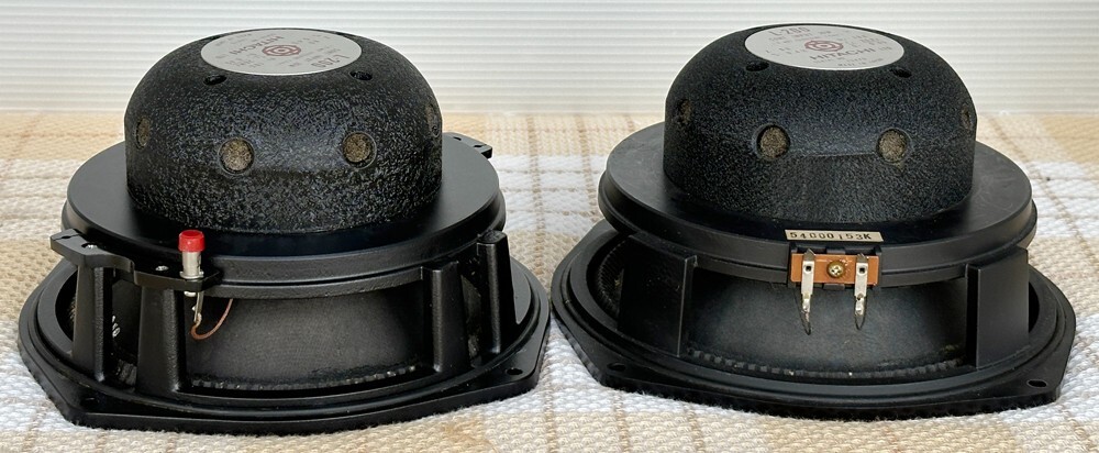 Lo-D Hitachi L-200 20cm Woofer Unit PAIR 8 Ω NEW JAPAN driver