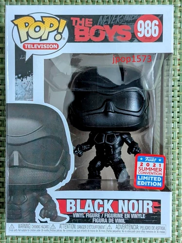 Funko Pop The Boys Black Noir 986 - 2021 SDCC Summer Convention Exclusive!