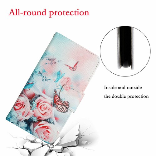 Cat Flower Lion Butterfly Flip Leather Wallet Phone Case For Nokia 2.4 3.4 5.4 - Picture 30 of 131