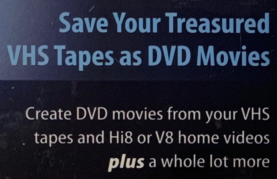 Roxio Easy VHS to DVD 3 Plus For Windows Made By Corel Sealed Retail Box FreeSH - Image 4 of 4