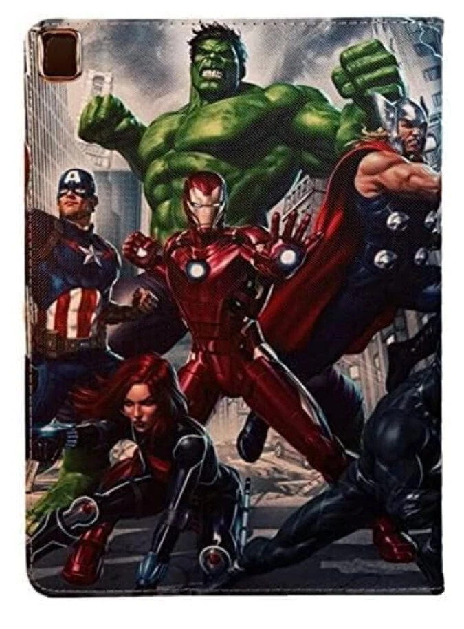 For iPad Pro 10.5 / 10.2 / Air 3 Avengers Marvel Superhero Comics Case Cover - Image 3 of 4