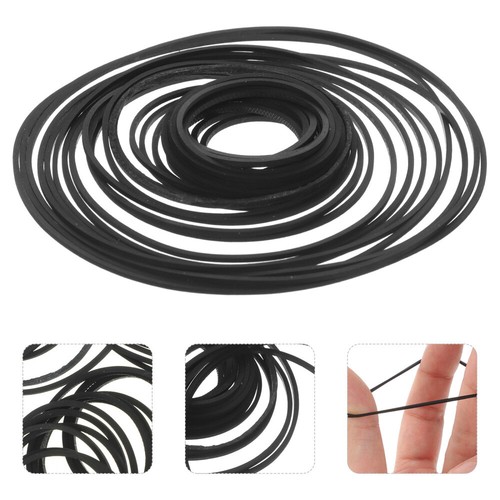60 Pcs rubber belts for recorder Recorder Rubber Belts Cassette Player - Picture 2 of 12