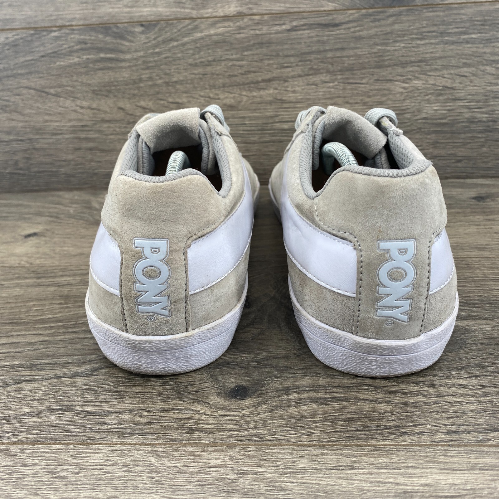 Pony Topstar Lo Core Sneakers Scamosciate Donna Taglia 10 Beige Bianco 42045404G 