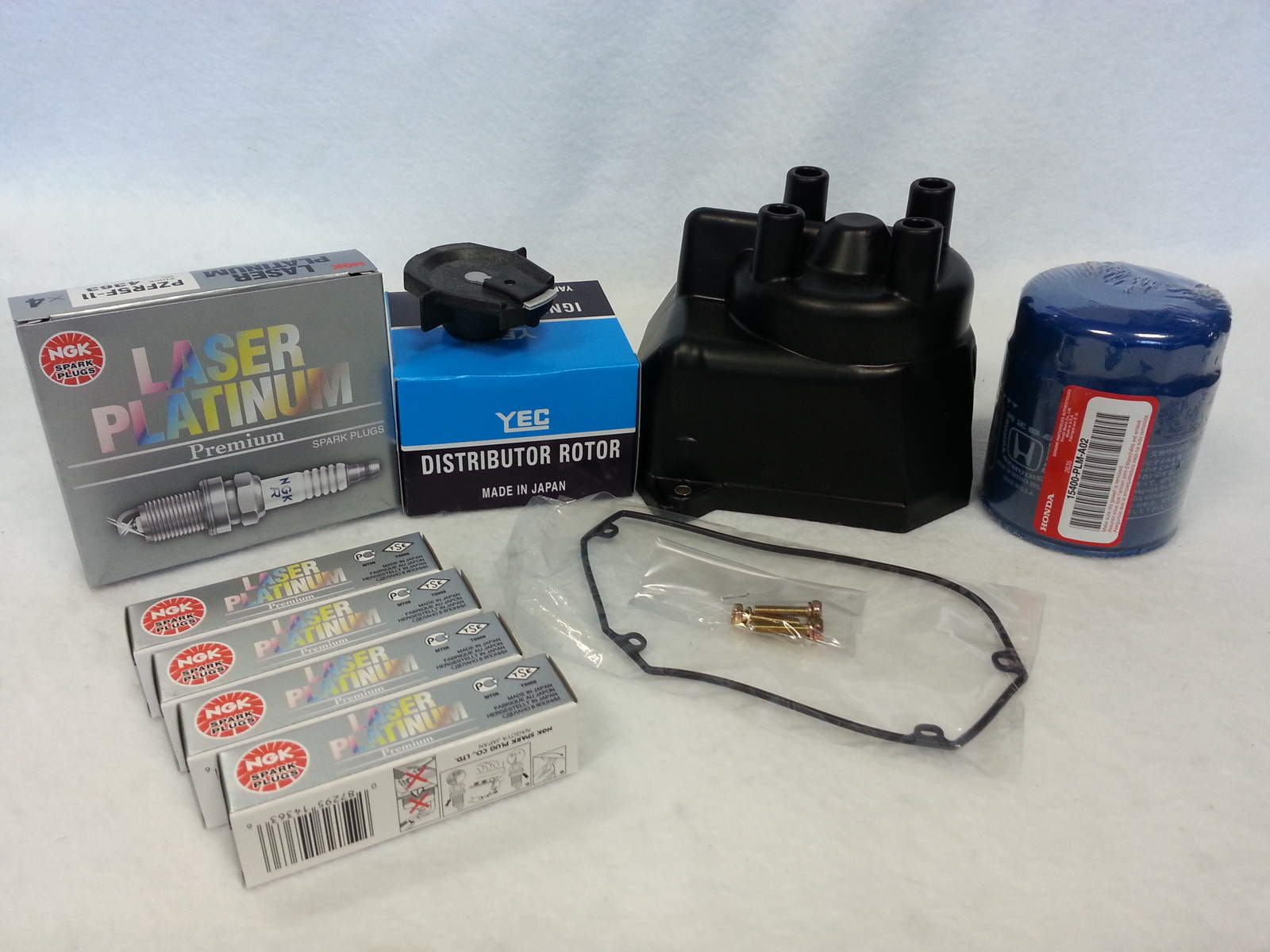 98-02 Honda Accord 2.3L 4 cyl Tune Up Kit NGK Laser Platinum Long-Life Plugs#1