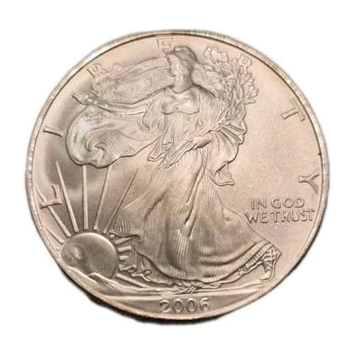 2006 American Silver Eagle 1 Oz . Gem Brilliant Uncirculated Dollar Coin*
