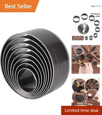 Leather Hole Punch Set 8 Sizes High Carbon Steel Circle Cutter for Crafts