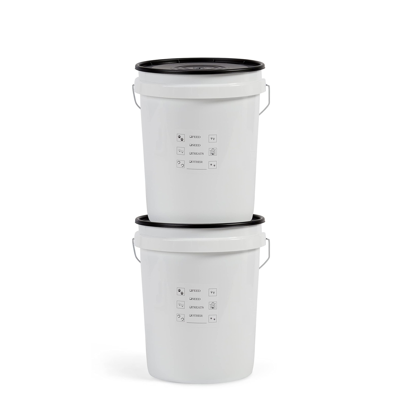 Storage Container, 5 Gallon Capacity, Great For Dog Food, C...