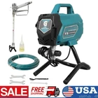 750W High Efficiency Stand Airless Paint Sprayer with Extension Rod Piston Pump