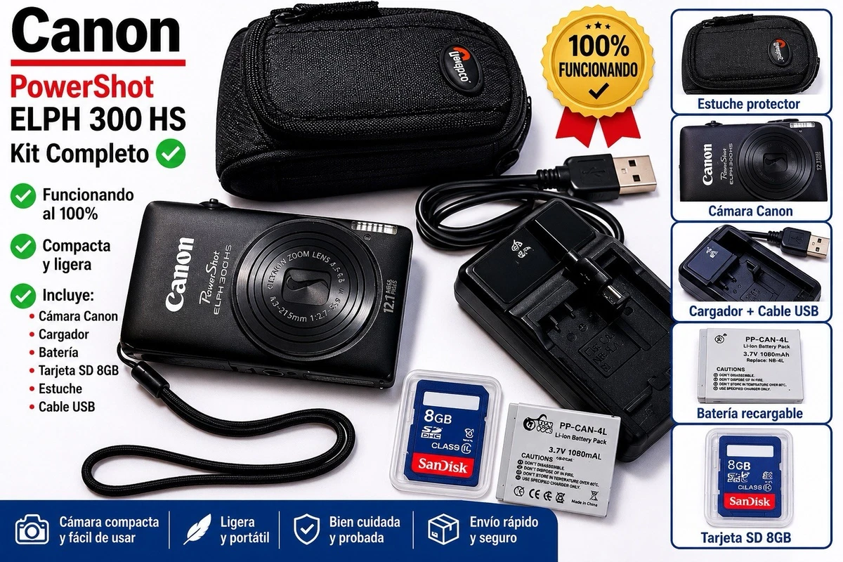 Preços baixos em Canon Powershot ELPH 300 HS | eBay
