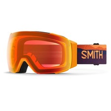 Smith I/O Mag Snow Goggles Electric Orange Sunrise, Everyday Red Mirror  Bonus
