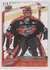 2024-25 Upper Deck CHL Exclusives 64/100 Louis-Felix Charrois #124 e0y