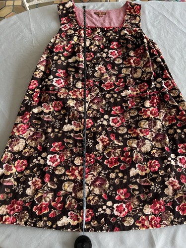 April Cornell Red Floral Dress Large - Picture 3 of 7