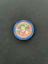 YAO MING TOPPS 2005-06 HOUSTON ROCKETS BLUE  POKER CHIP  BASKETBALL !