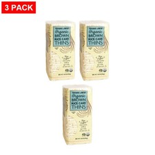 Trader Joe s Organic Brown Rice Cake Thins 4.8 Oz - Pack of 3