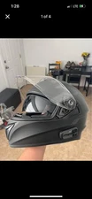 Sena Outforce Full Face Smart Bluetooth Helmet - Matte Black - Medium