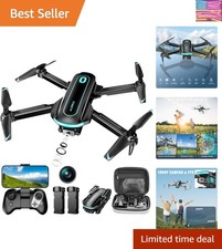 Drone with Camera, Drones for Adults and Beginners, 1080P HD FPV Foldable Min...