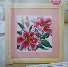 Cross stitch charts: LILIES + ORCHIDS + EXOTIC BLOOMS -- designs to choose!