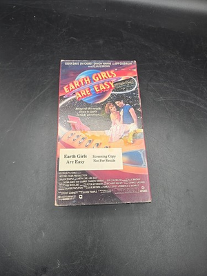 #ad #ad Earth Girls Are Easy 1988 VHS Screener – Rare Cult Comedy Promo $34.99