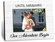 Wedding Picture Frame Engagement Picture Frame Mr Mrs Picture Frame...80 OFF