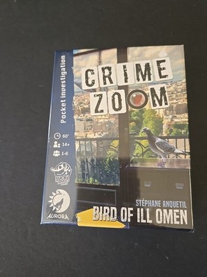 New Crime Zoom Card Game Lucky Duck Games Pocket Investigation Bird Of Ill Omen
