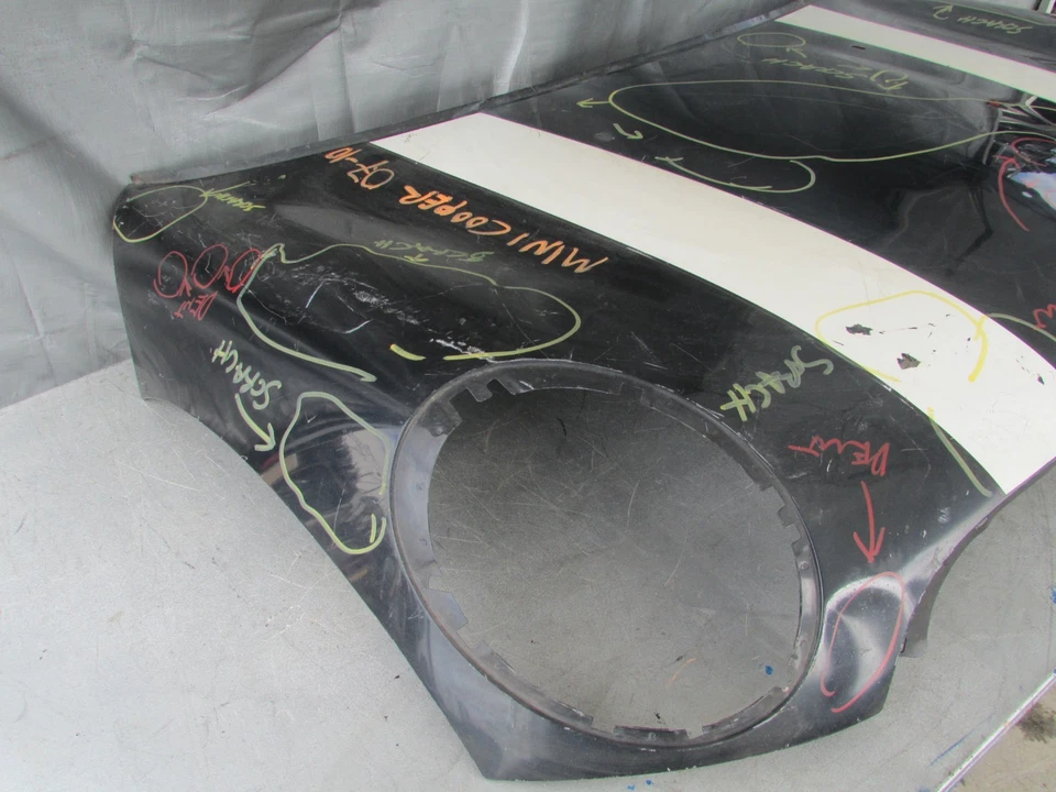 2007-2008-2009-2010 MINICOOPER CLUBMAN R55 КАПОТ КРЫШКА ПАНЕЛИ ЧЕРНЫЙ OEM - Изображение 2 из 4