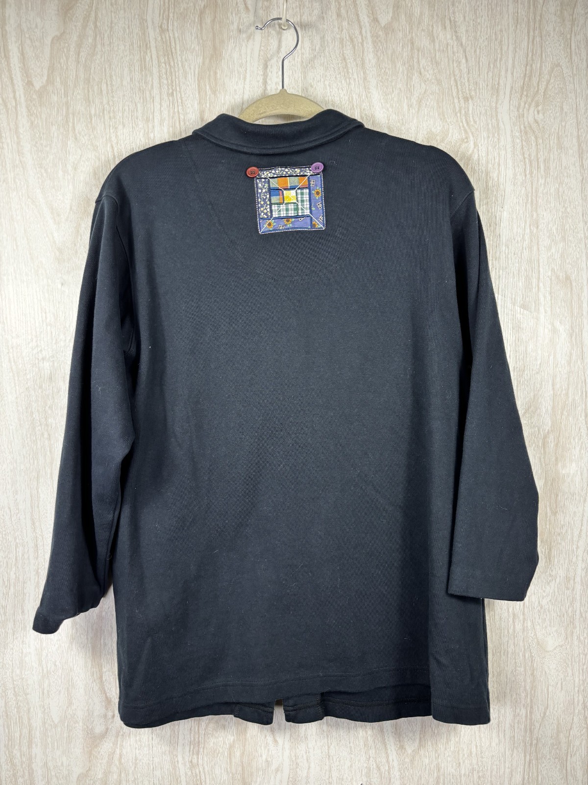 Vintage Bechamel Patchwork Sewing Jacket M Artsy … - image 3